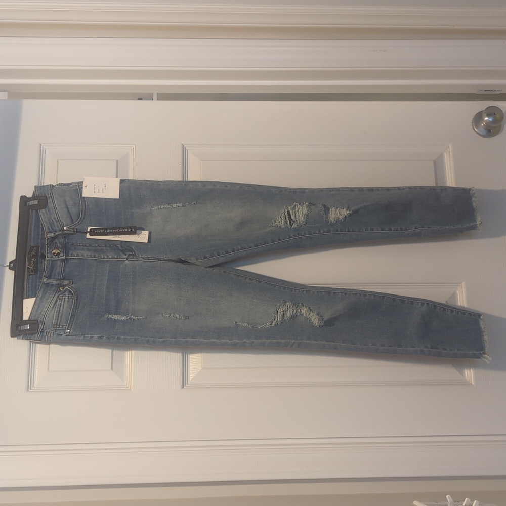 Skinny Fries "The Bangin Butt Jean" High Rise Skinny Crop, size 9, NWT